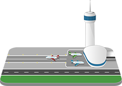 Indoor advertising and airport advertising